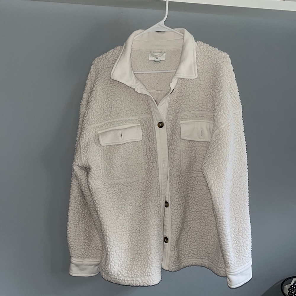 Aerie Sherpa Shacket